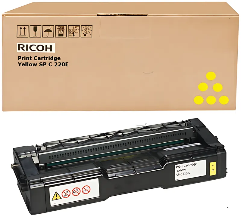 Ricoh 407546 Toner gelb, 1.600 Seiten ISO/IEC 19798