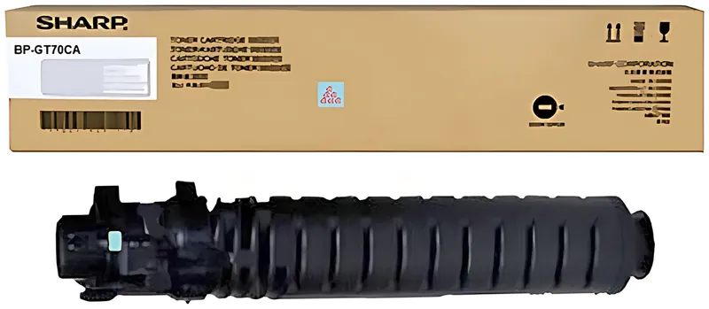 Sharp BP-GT70CA Toner-Kit cyan, 24.000 Seiten/5%