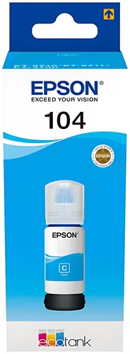 Epson C13T00P240/104 Tintenflasche cyan, 7.500 Seiten 65ml