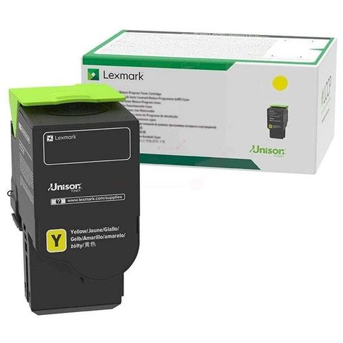 Lexmark 78C20Y0 Toner-Kit gelb return program, 1.400 Seiten