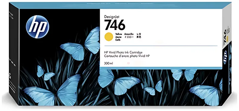HP 746 Tintenpatrone Gelb