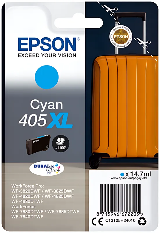 Epson 405XL Cyan Patrone