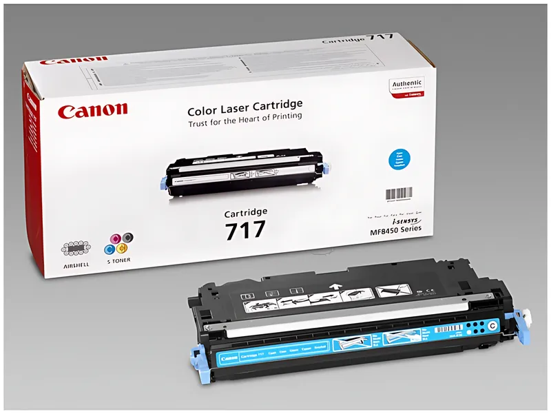 Canon 2577B002/717C Tonerkartusche cyan, 4.000 Seiten/5%