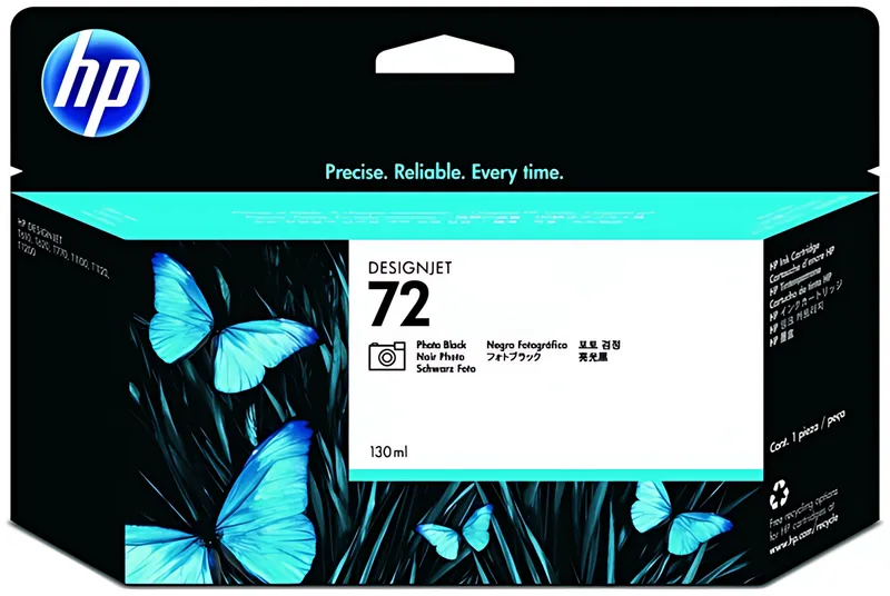 HP C9370A/72 Tintenpatrone schwarz foto 130ml