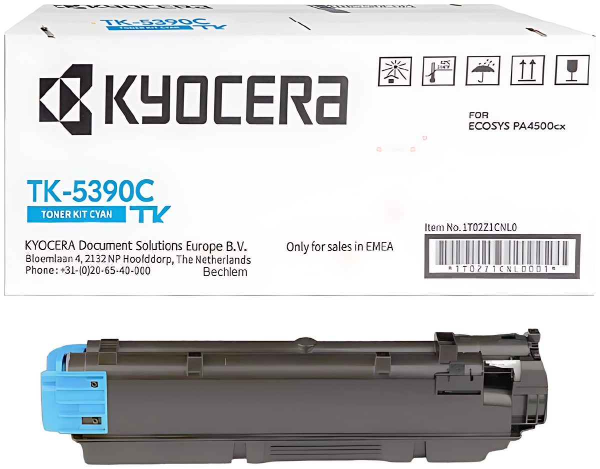 Kyocera 1T02Z1CNL0/TK-5390C Toner-Kit cyan, 13.000 Seiten ISO/IEC 19752