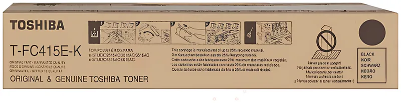 Toshiba 6AJ00000175/T-FC415EK Toner schwarz, 38.400 Seiten