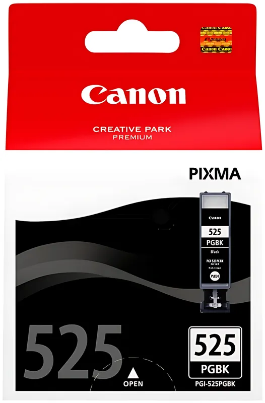Canon 4529B001/PGI-525PGBK Tintenpatrone schwarz pigmentiert, 311 Seiten ISO/IEC 24711 19ml