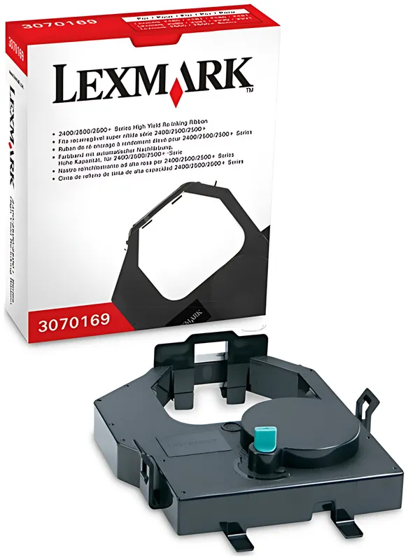 Lexmark 3070169 Nylonband mit Nachtränksystem schwarz, 8.000.000 Zeichen