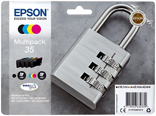 Epson C13T35864010/35 Tintenpatrone MultiPack Bk,C,M,Y 16,1ml + 3x9,1ml VE=4