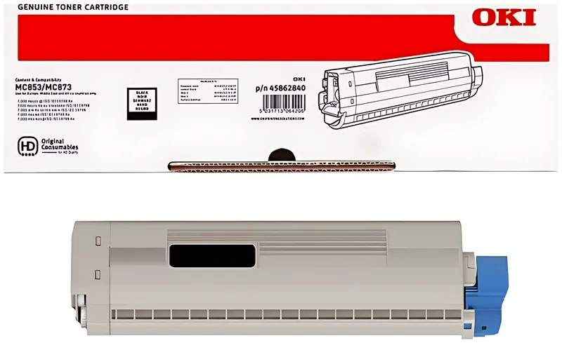 OKI 45862840 Toner-Kit schwarz, 7.000 Seiten ISO/IEC 19798