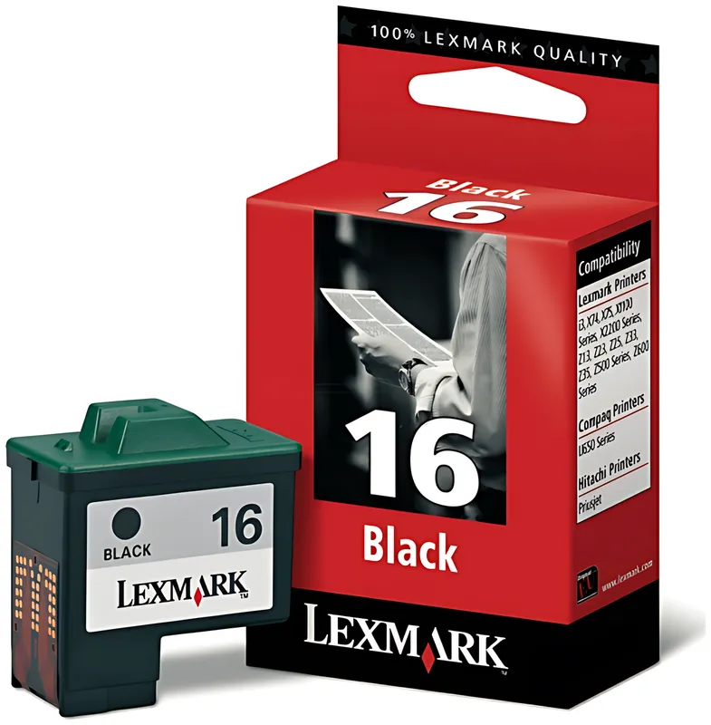 Lexmark 16 schwarze Patrone
