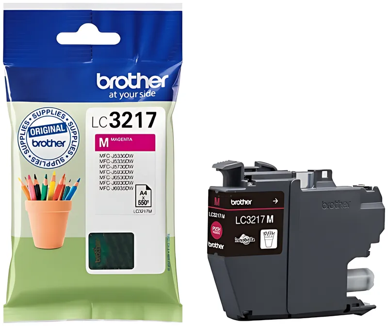 Brother LC-3217M Tintenpatrone magenta, 550 Seiten ISO/IEC 24711 9ml