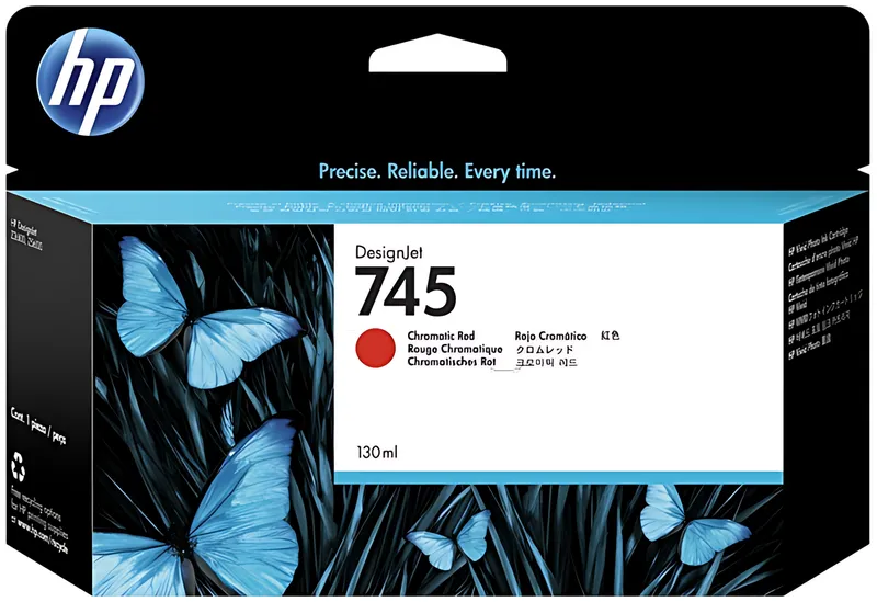 HP 745 Tintenpatrone rot chromatic