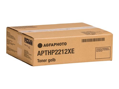 AgfaPhoto APTHP2212XE Tonerkartusche gelb High-Capacity, 2.450 Seiten 47 Gramm (ersetzt HP 207X/W2212X)