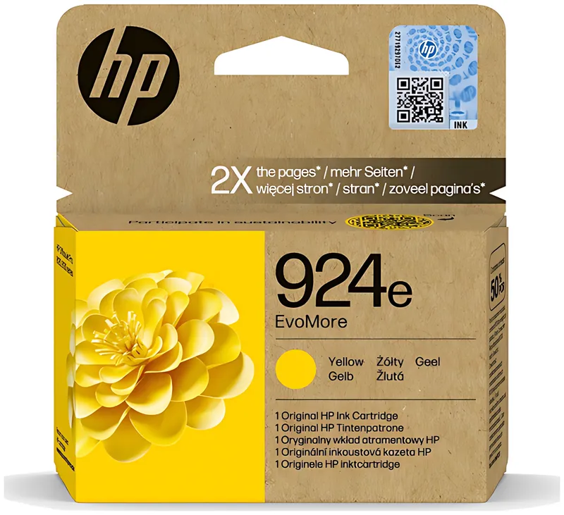 HP 924E Tintenpatrone gelb