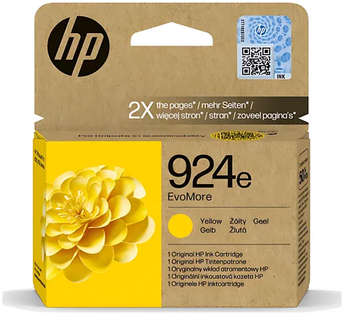 HP 4K0U9NE/924E Tintenpatrone gelb EvoMore, 800 Seiten ISO/IEC 19752