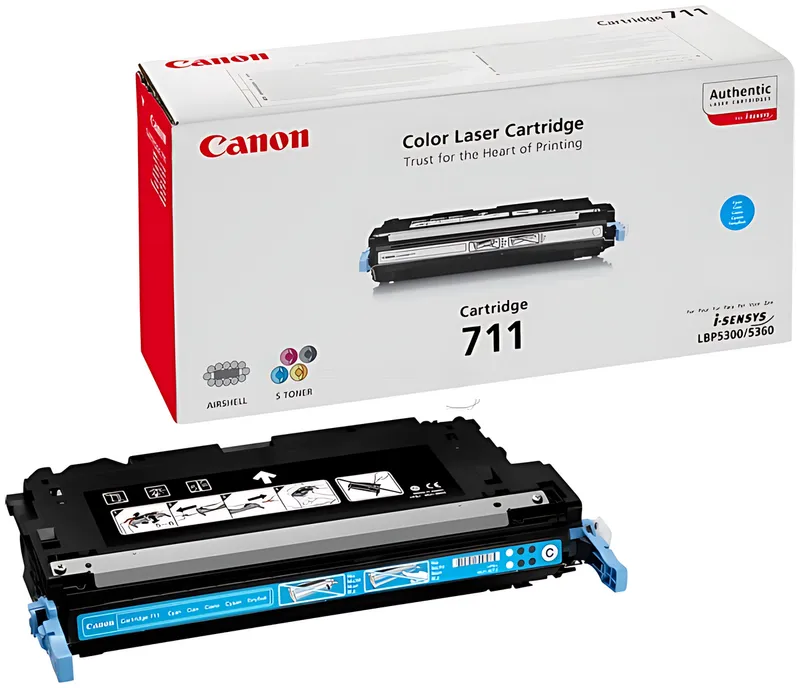 Canon 1659B002/711C Tonerkartusche cyan, 6.000 Seiten