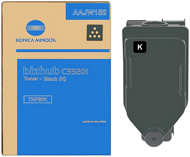 Konica Minolta AAJW152/TNP-80K Toner schwarz, 13.000 Seiten