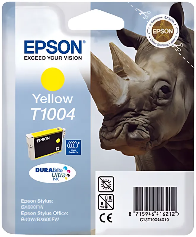 Epson C13T10044010/T1004 Tintenpatrone gelb, 990 Seiten ISO/IEC 24711 11.1ml