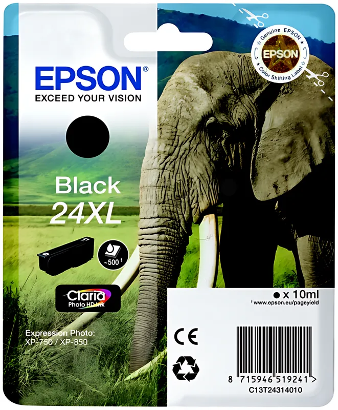 Epson 24XL Schwarz Tintenpatrone