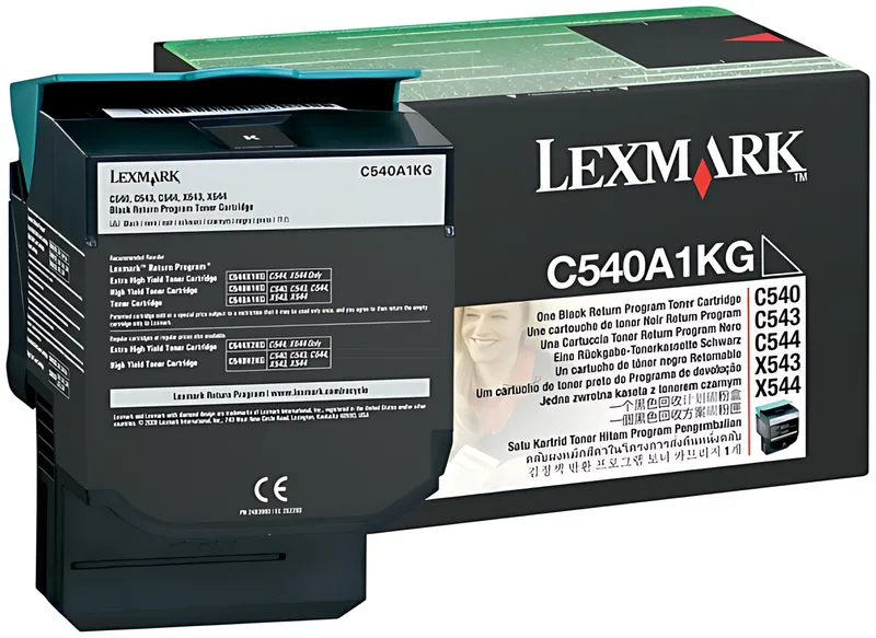 Lexmark C540A1KG Toner schwarz return program, 1.000 Seiten ISO/IEC 19798