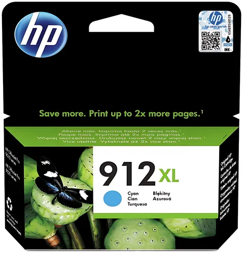 HP 3YL81AE/912XL Tintenpatrone cyan High-Capacity, 825 Seiten 9.9ml