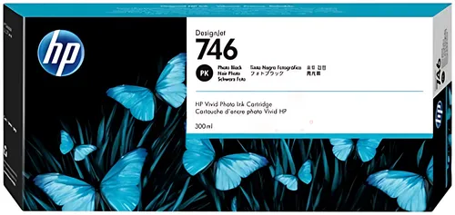 HP P2V82A/746 Tintenpatrone schwarz foto 300ml