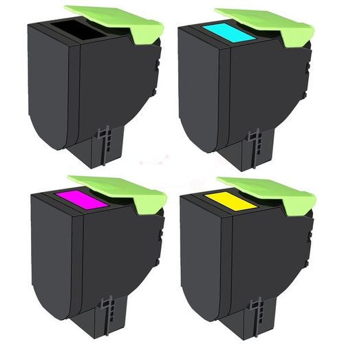 Kompatibel PRTL71B2H Toner MultiPack Bk,C,M,Y (ersetzt Lexmark 71B2HC0 71B2HK0 71B2HM0 71B2HY0)
