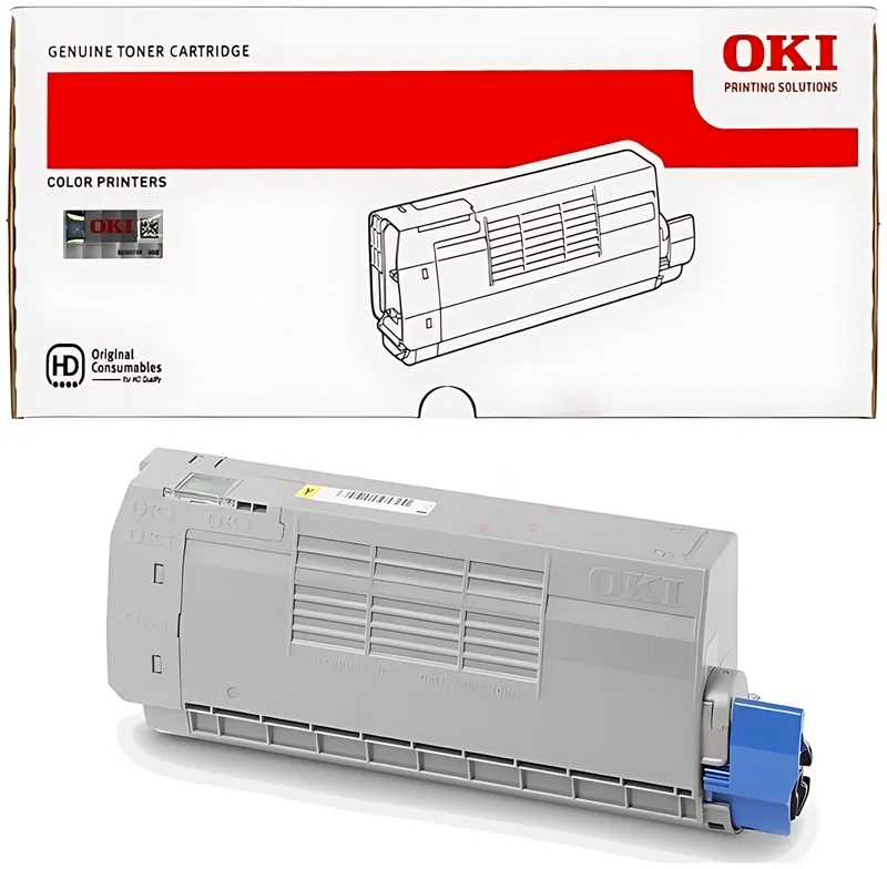 OKI 46507613 Toner-Kit gelb, 11.500 Seiten ISO/IEC 19798