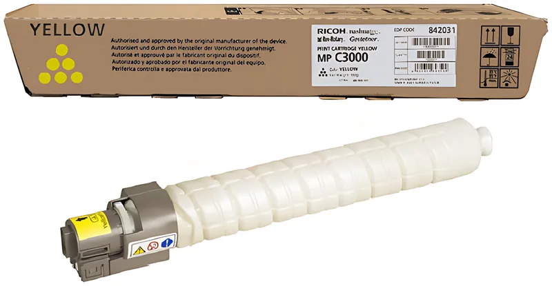 Ricoh 842031/MPC3000 Toner gelb, 15.000 Seiten/5%