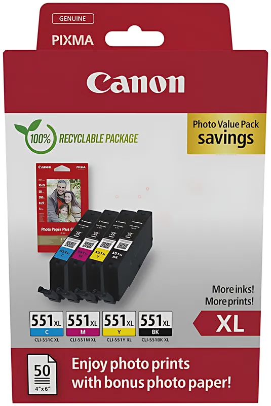 Canon CLI-551 XL MultiPack