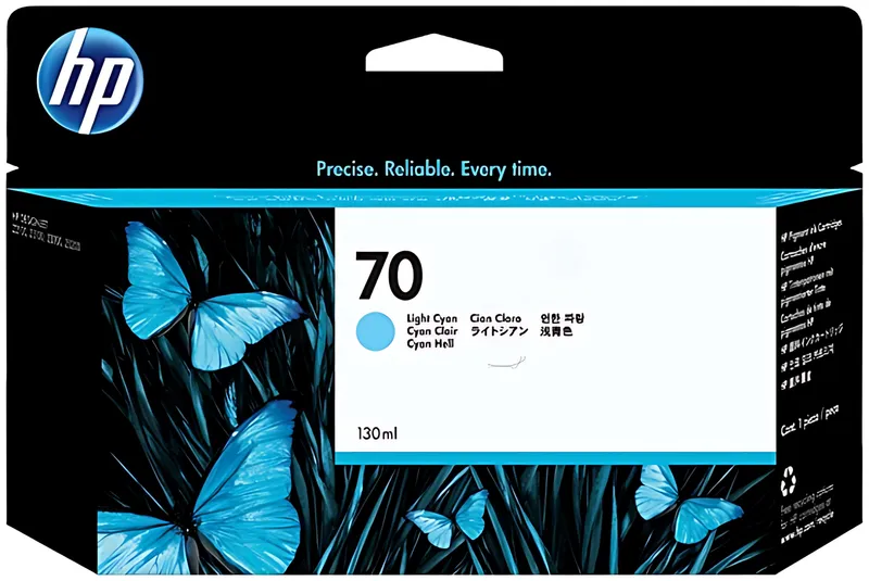 HP 70 Tintenpatrone cyan hell