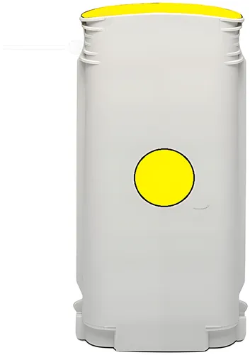 Kompatibel PRIHPC9373A Tintenpatrone gelb 138ml (ersetzt HP 72)