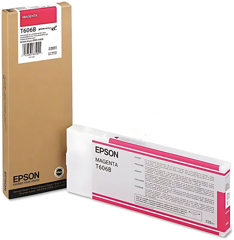Epson C13T606B00/T606B Tintenpatrone magenta 220ml