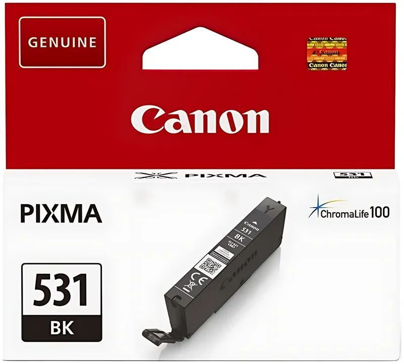 Canon 6118C001/CLI-531BK Tintenpatrone schwarz foto 8.2ml