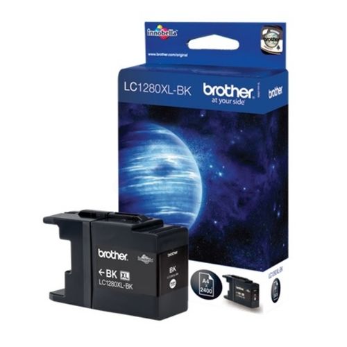 Brother LC-1280XLBK Tintenpatrone schwarz High-Capacity, 2.400 Seiten ISO/IEC 24711
