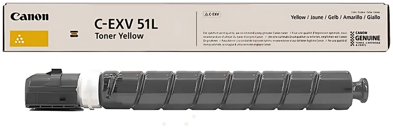 Canon 0487C002/C-EXV51LY Toner-Kit gelb, 26.000 Seiten/5%