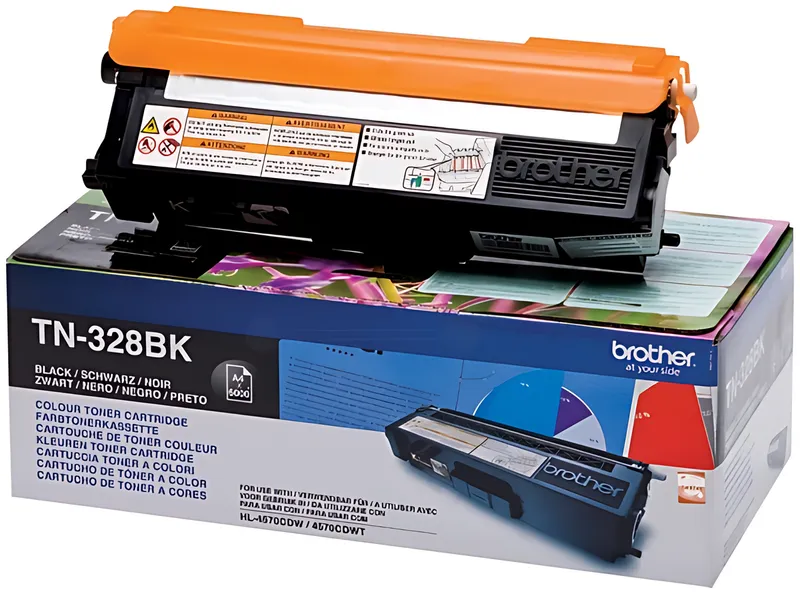 Brother TN-328BK Toner schwarz extra High-Capacity, 6.000 Seiten ISO/IEC 19798