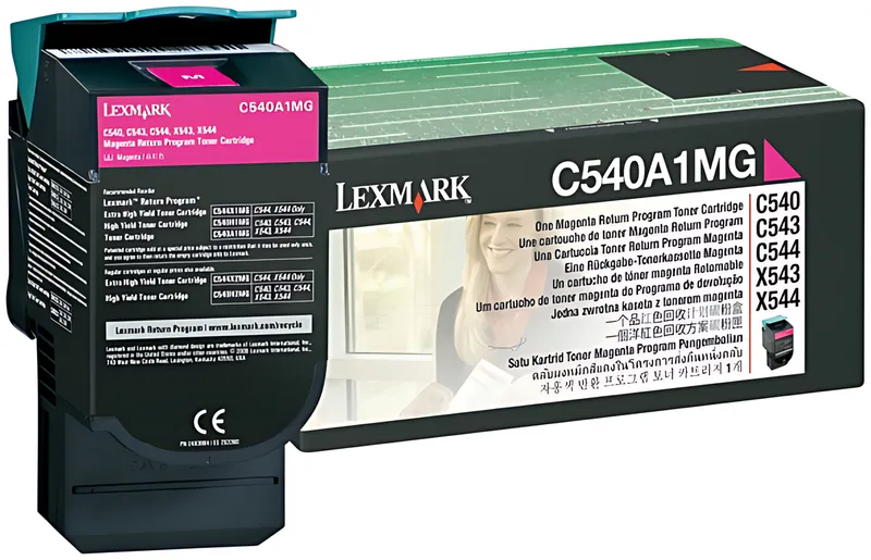 Lexmark C540A1MG Toner magenta return program, 1.000 Seiten ISO/IEC 19798