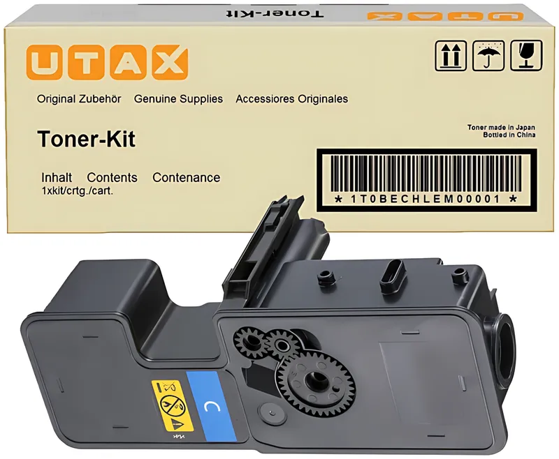 Utax 1T02R7CUT0/PK-5015C Toner-Kit cyan, 3.000 Seiten ISO/IEC 19752