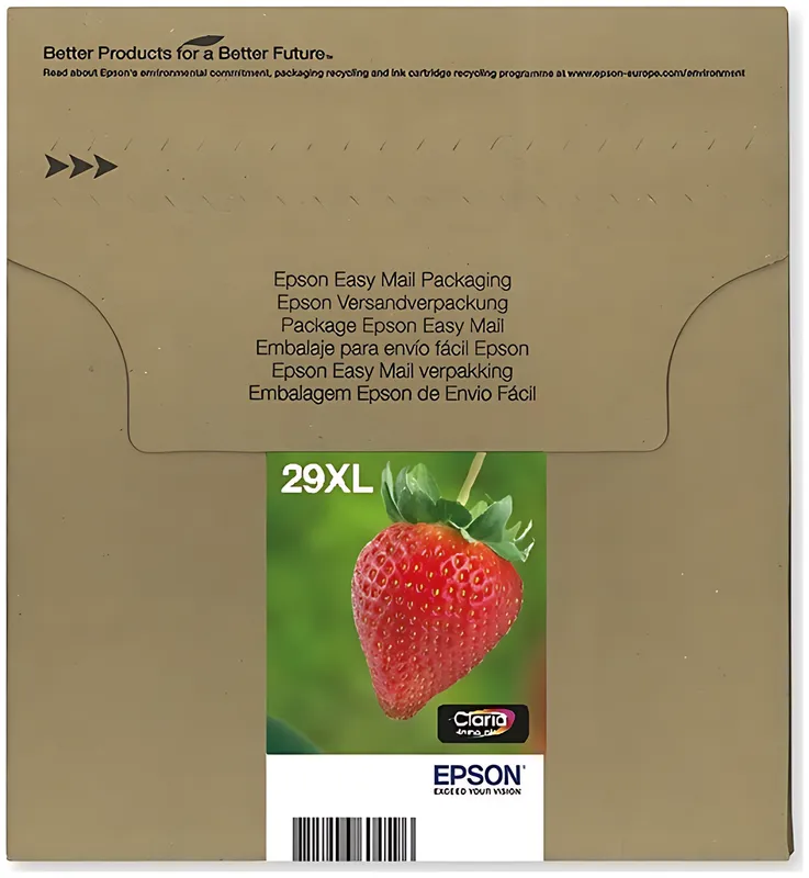 Epson C13T29964510/29XL Tintenpatrone MultiPack Bk,C,M,Y High-Capacity für Easymail 11,3ml + 3x6,4ml VE=4