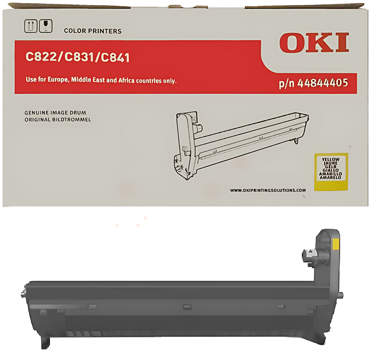 OKI 44844405 Drum Kit gelb, 30.000 Seiten ISO/IEC 19752